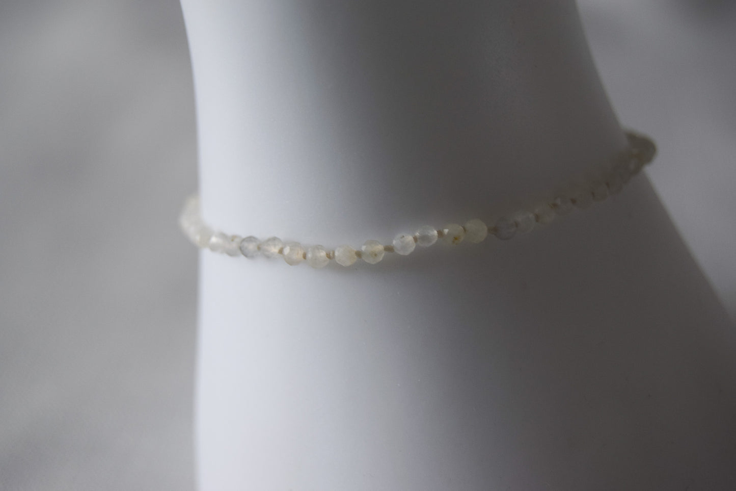 Cancer White Moonstone Bracelet