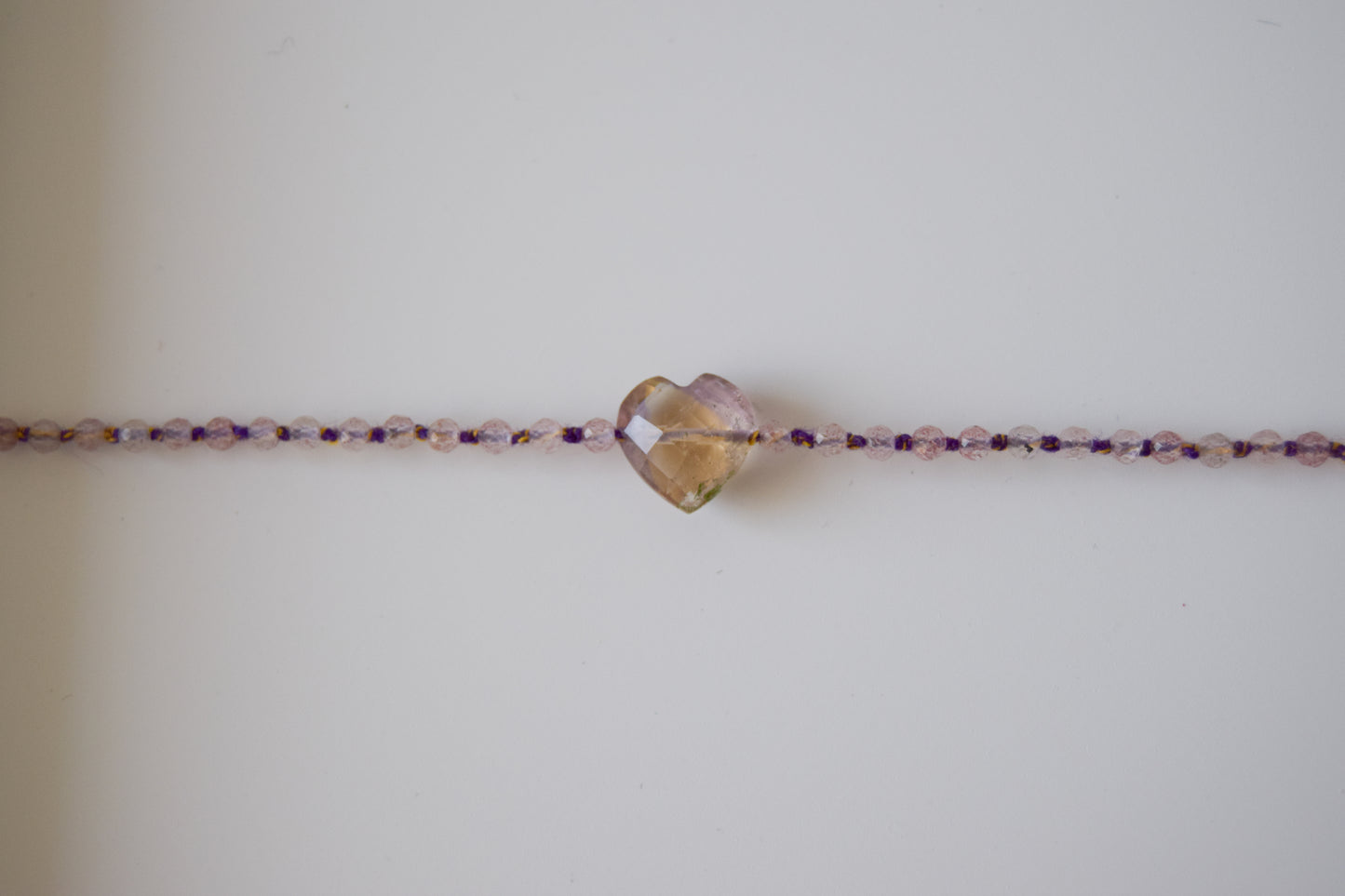 Ametrine Heart Bracelet