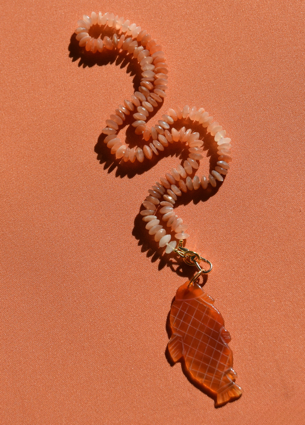Origin — Peach Moonstone Necklace