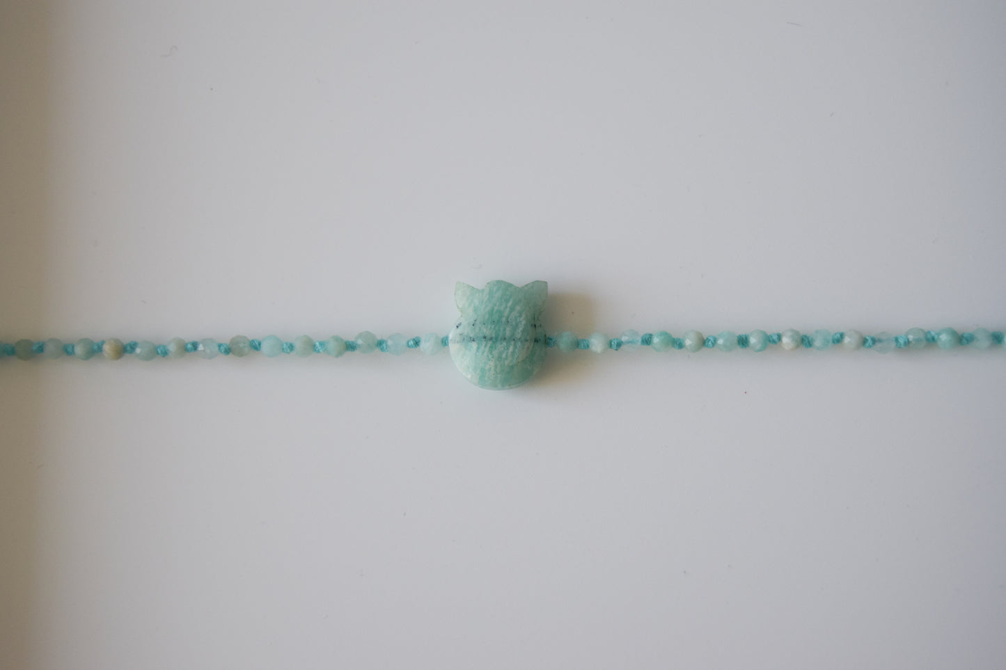 Amazonite Cat Bracelet