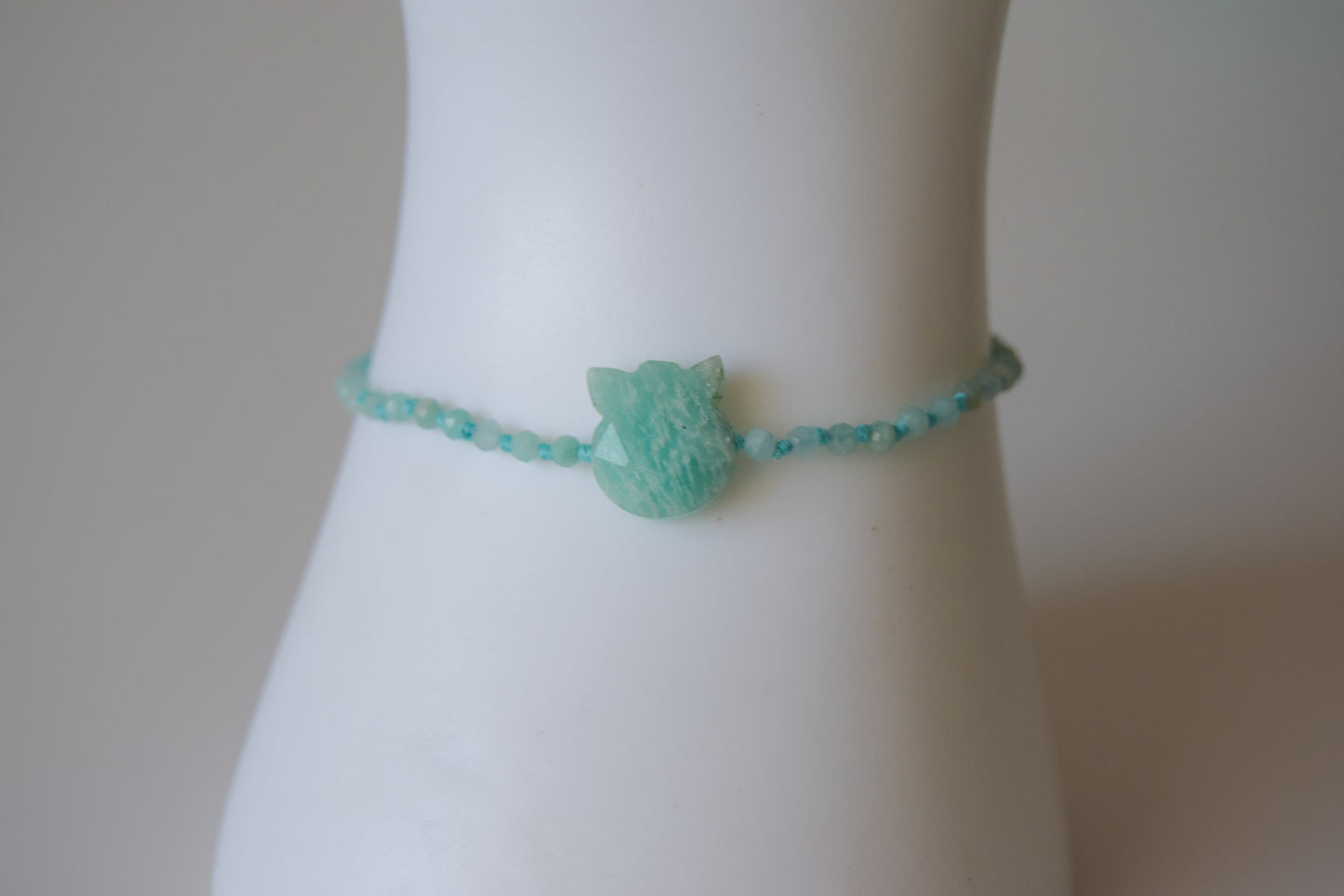 Amazonite Cat Bracelet