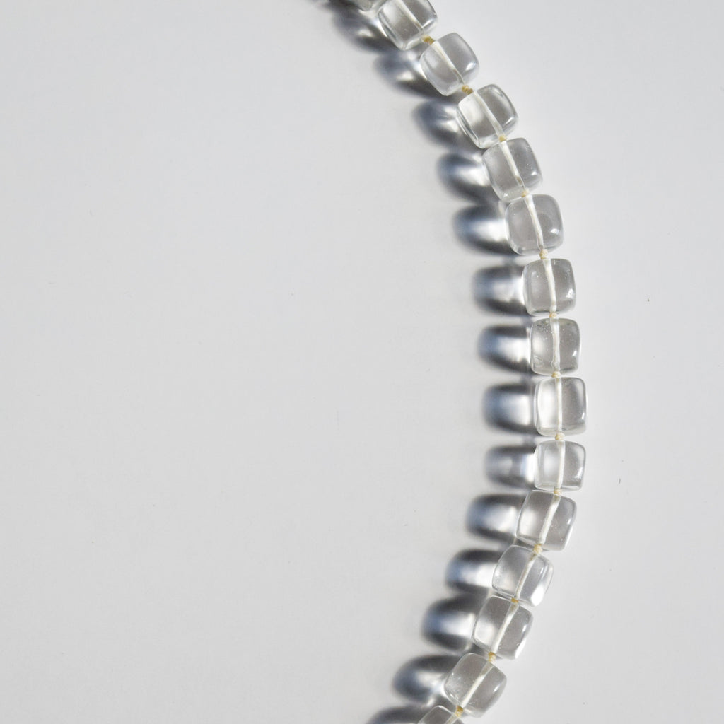 Cubed Clear Quartz Necklace