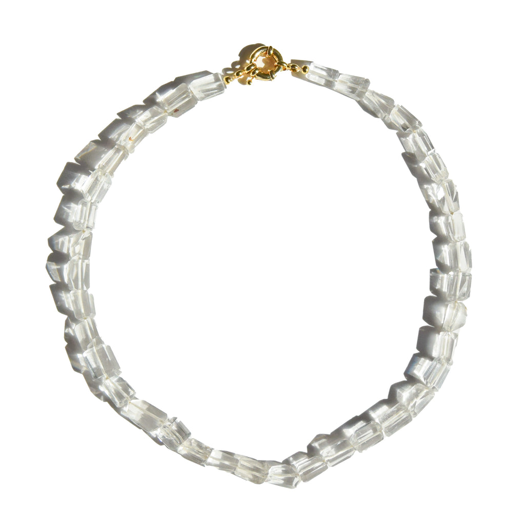 Rough Clear Quartz Necklace