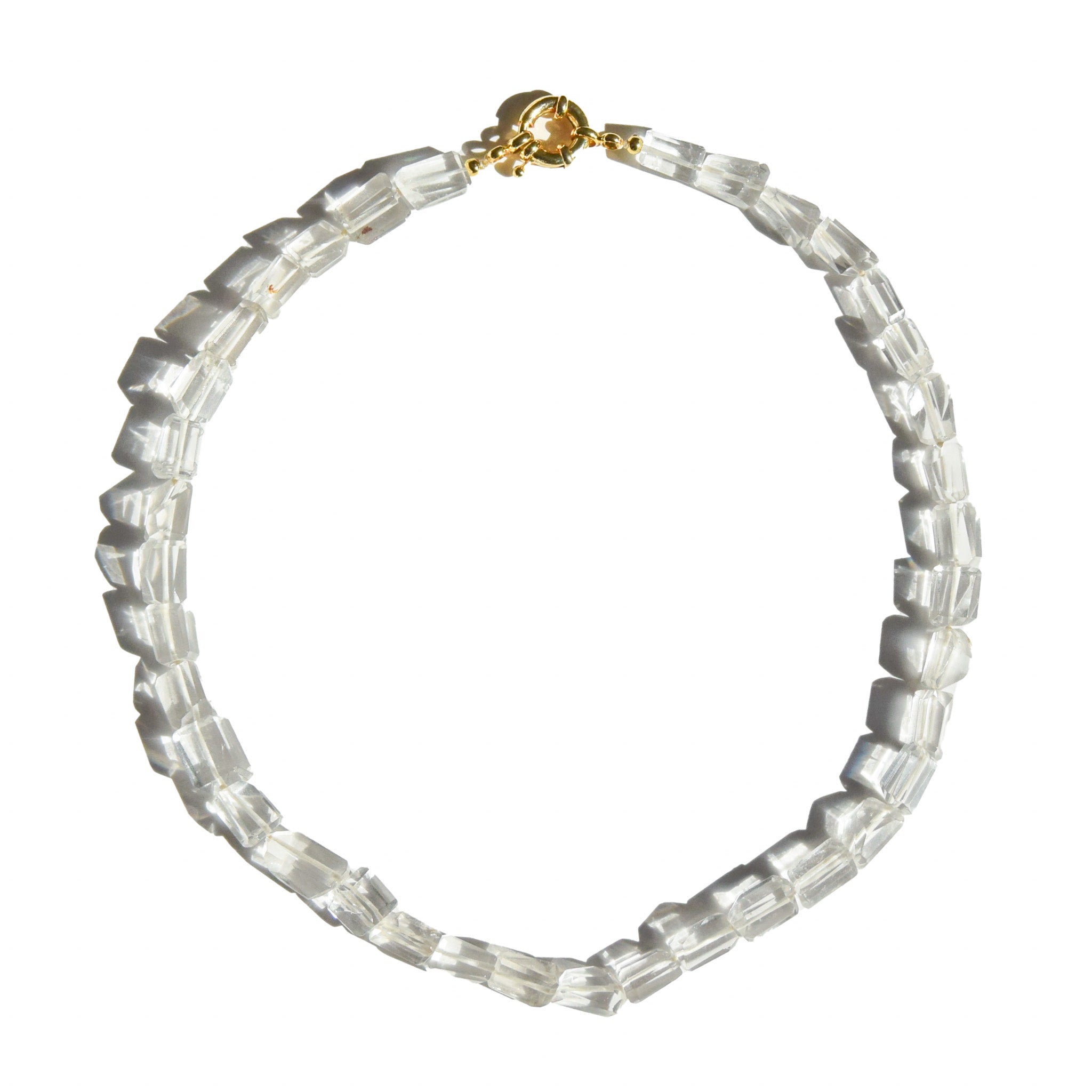 Rough Clear Quartz Necklace