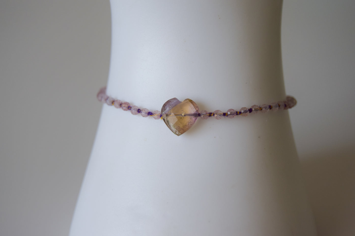 Ametrine Heart Bracelet