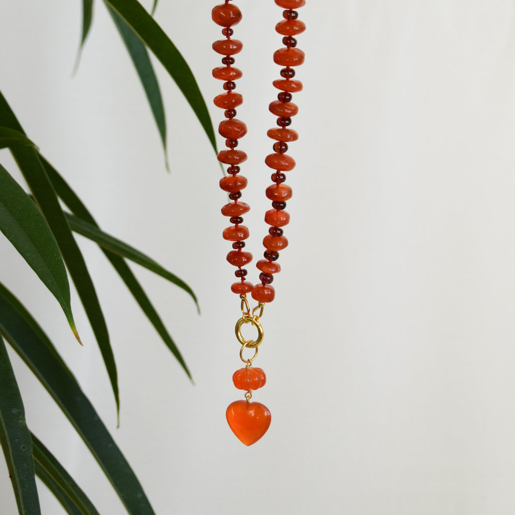 Stacked heart pendant