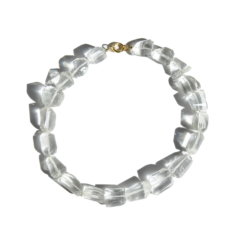 On The Rocks Clear Quartz Necklace