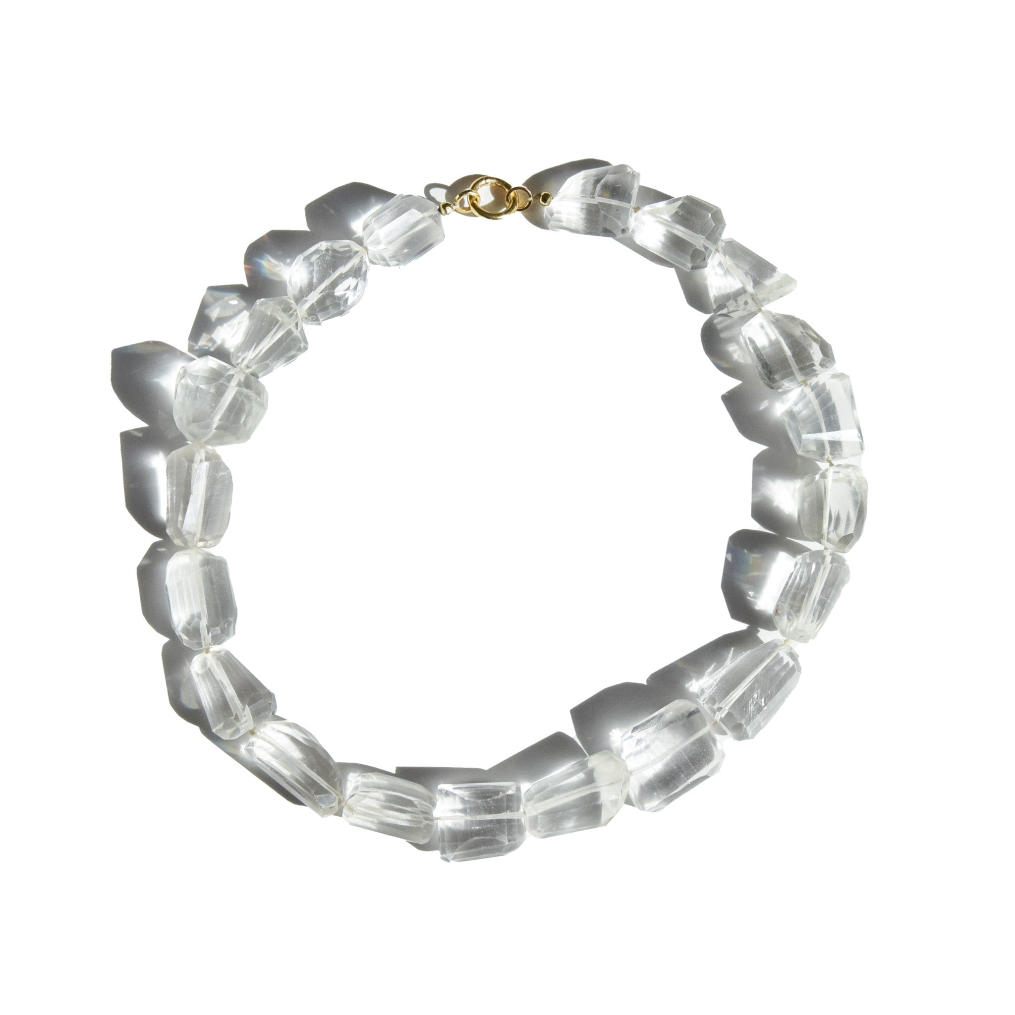 On The Rocks Clear Quartz Necklace