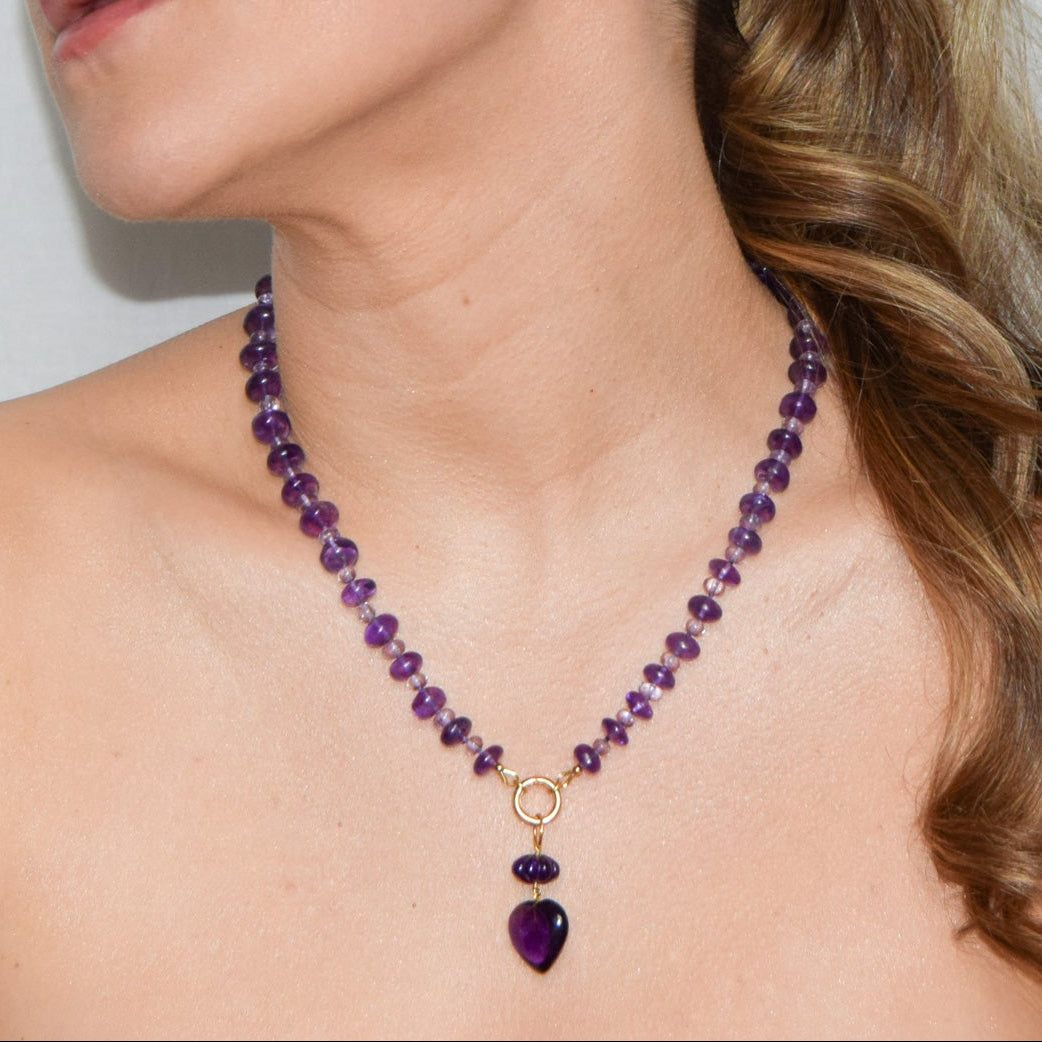 Duality — Amethyst Necklace