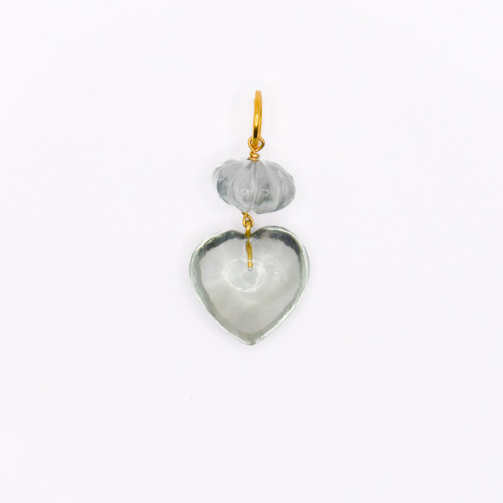 Stacked heart pendant