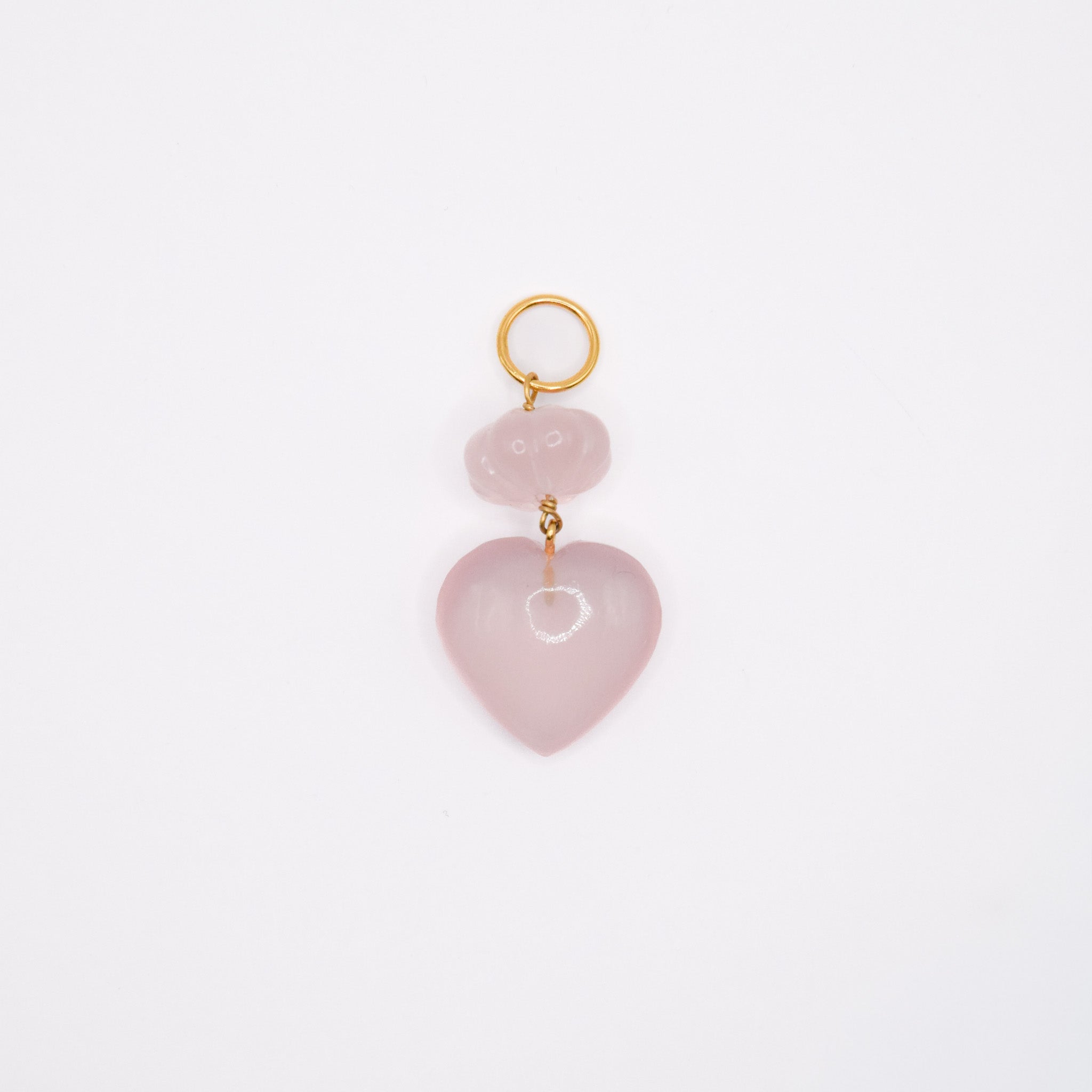 Stacked heart pendant