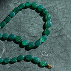 Sculpted — Green Onyx Necklace
