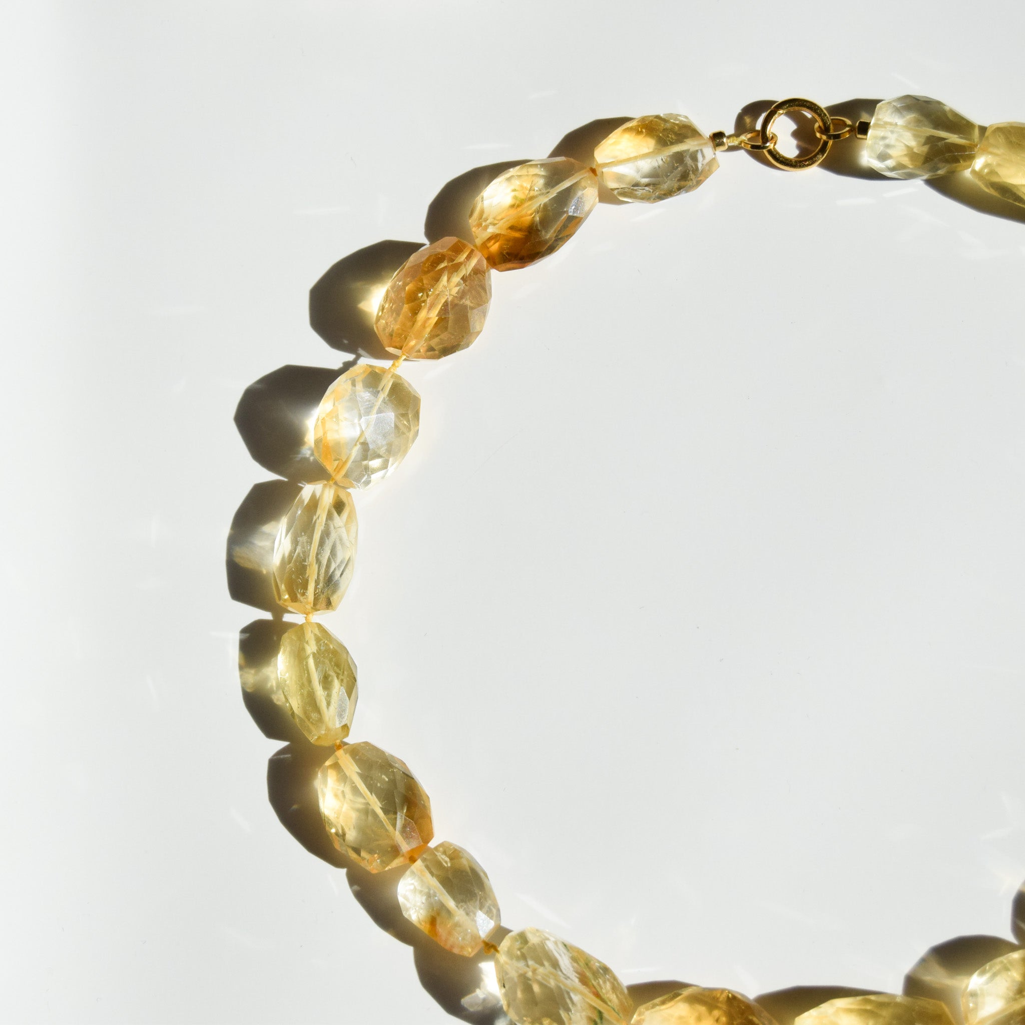 On The Rocks Citrine Necklace