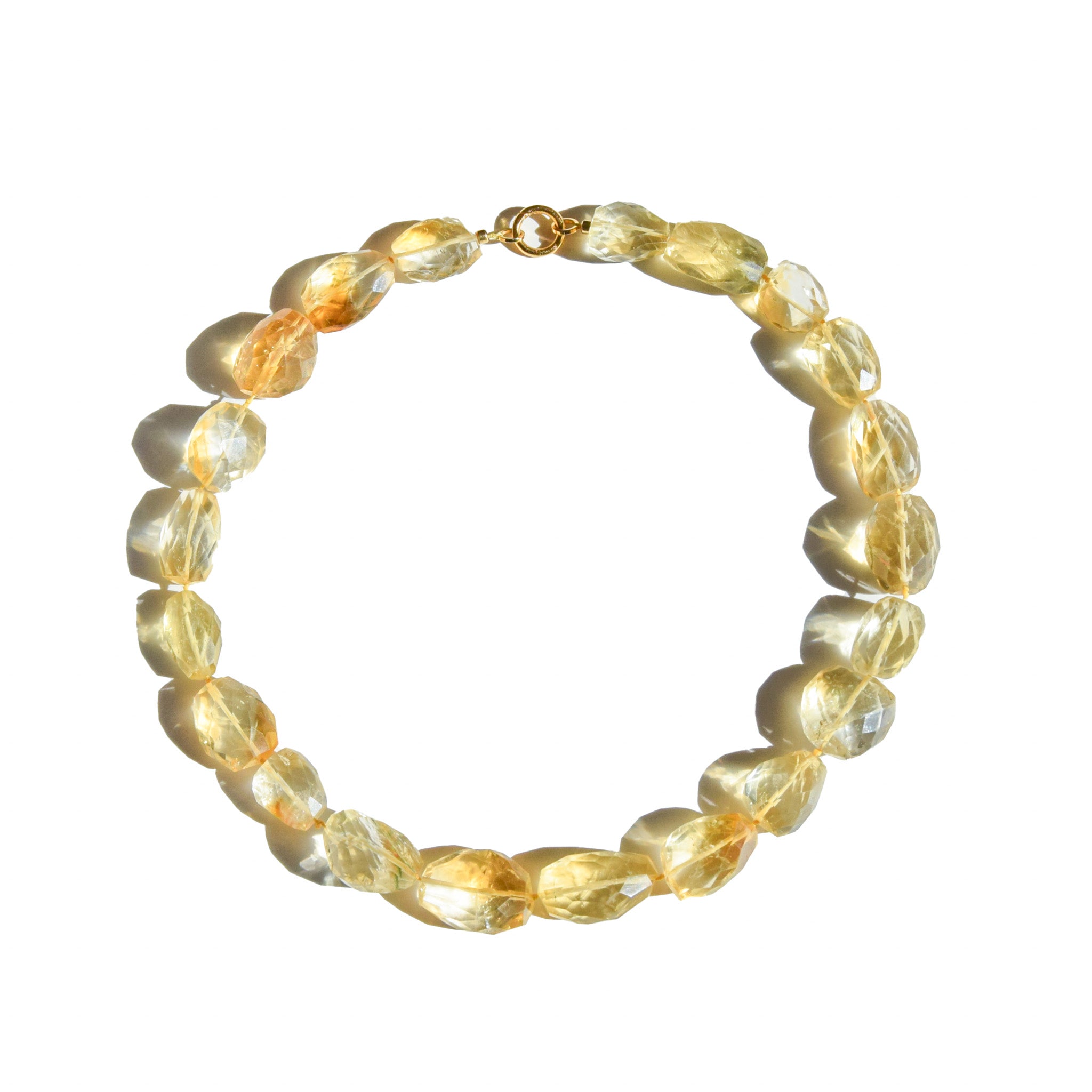 On The Rocks Citrine Necklace