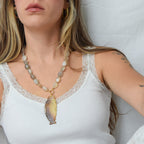 Cream Moonstone Necklace
