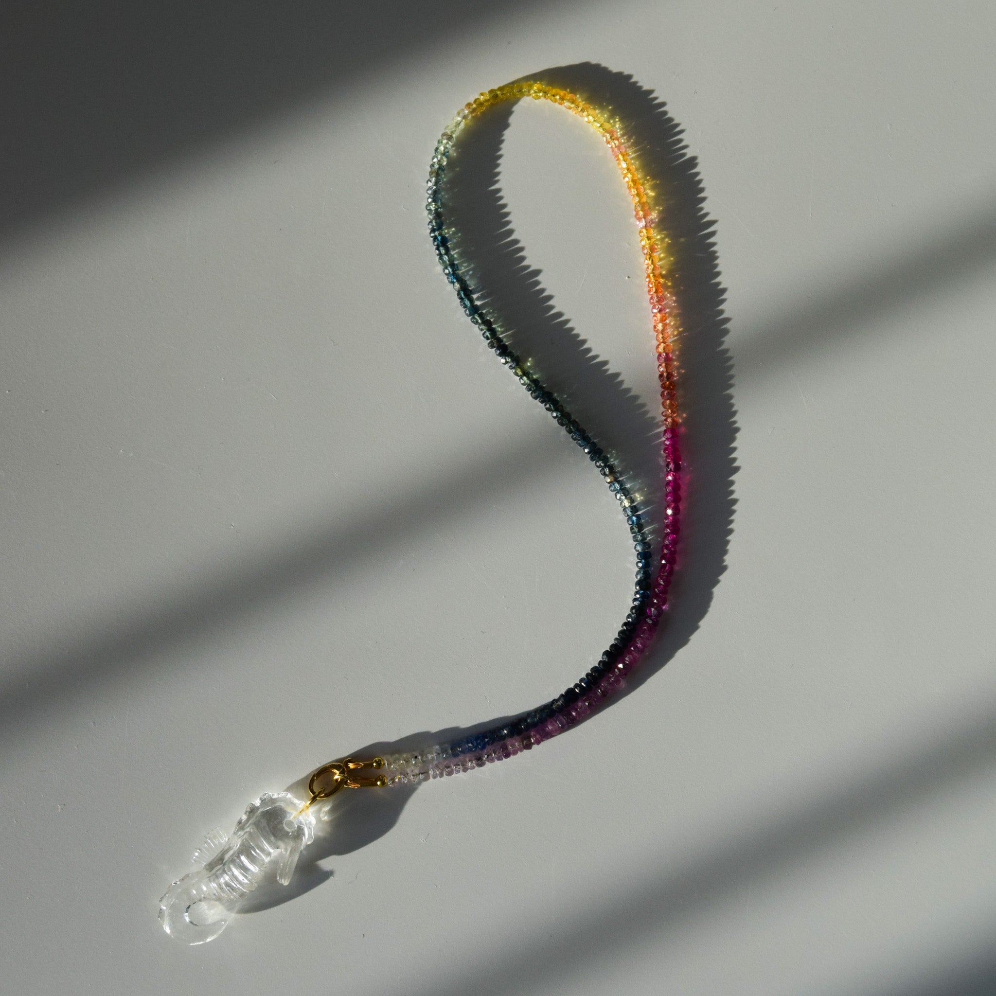 Rainbow Saphire Necklace