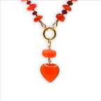 Stacked heart pendant