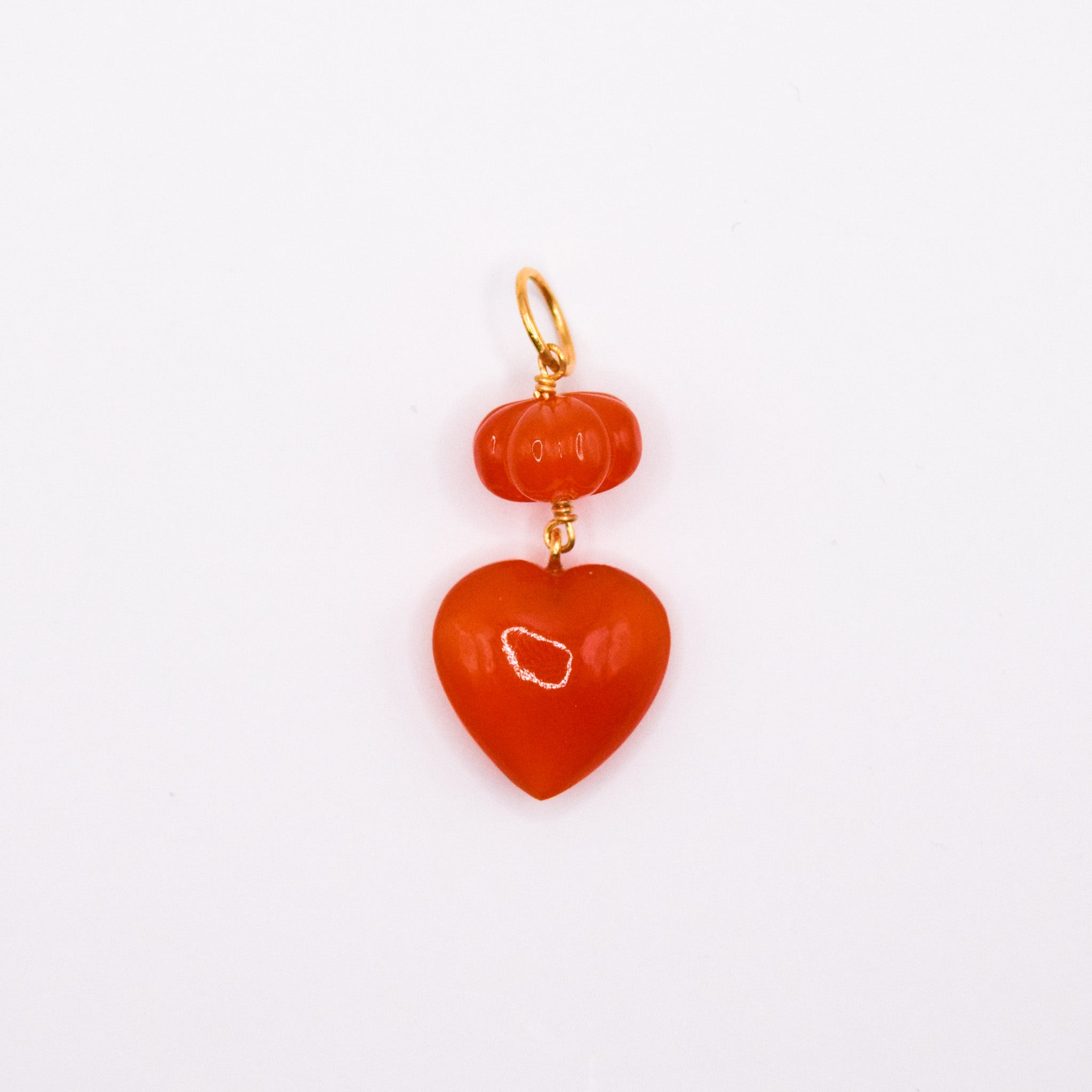 Stacked heart pendant
