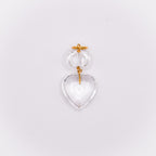 Stacked heart pendant