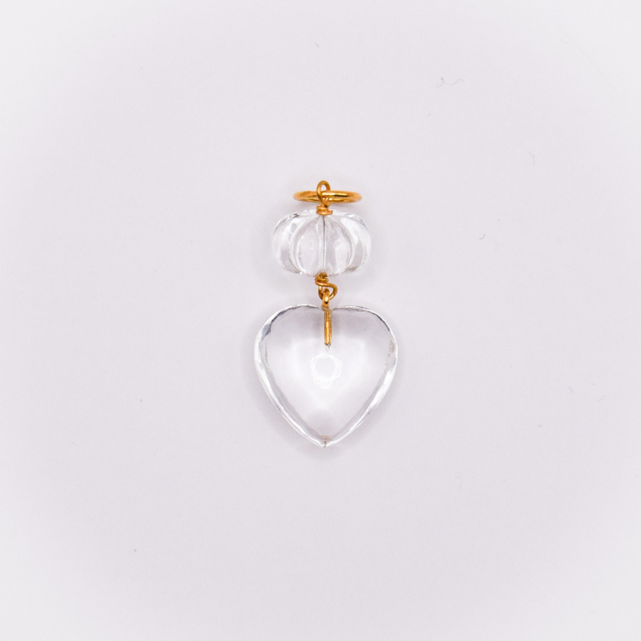 Stacked heart pendant