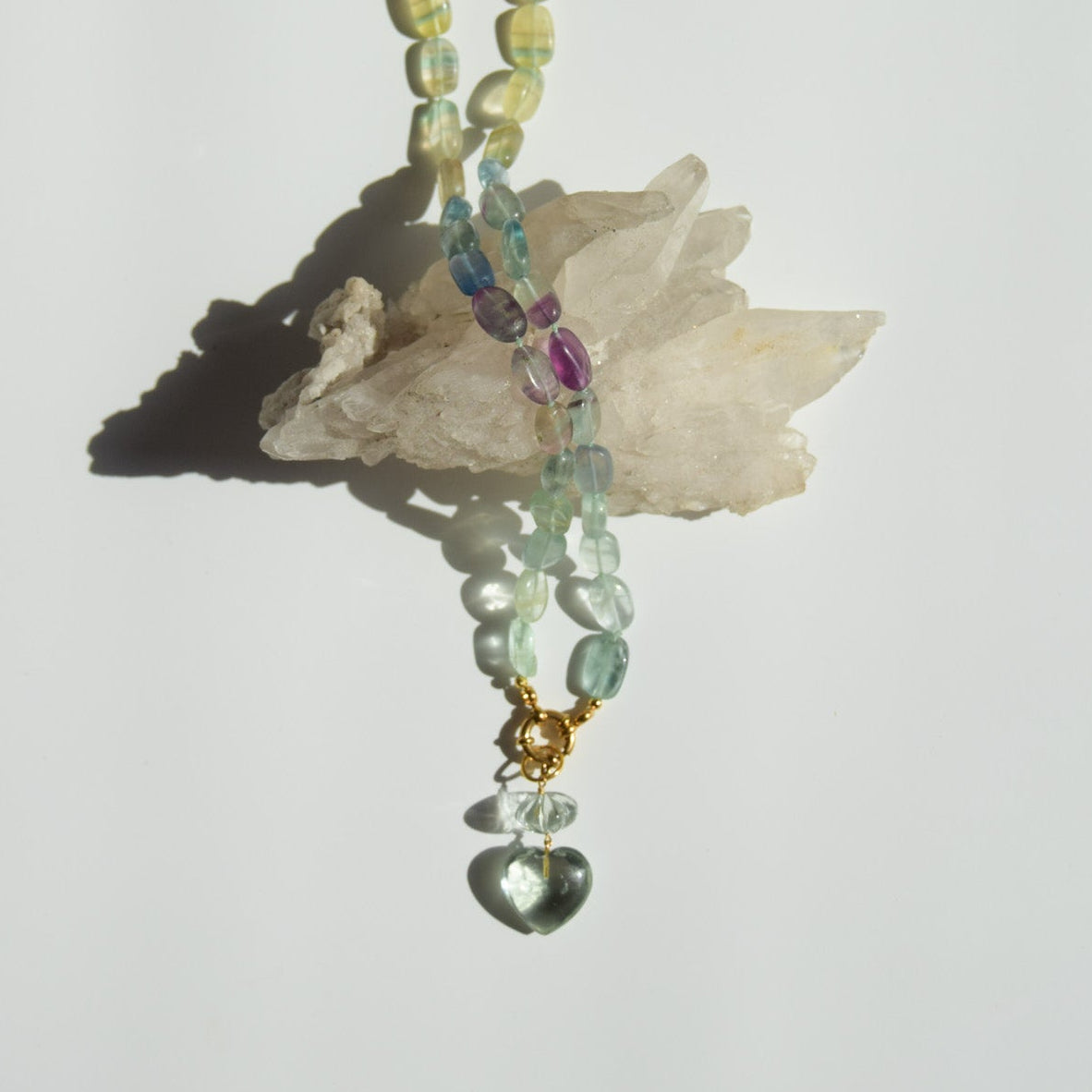 Stacked heart pendant