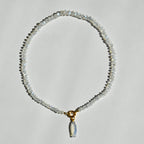 Facetted Rainbow Moonstone Necklace