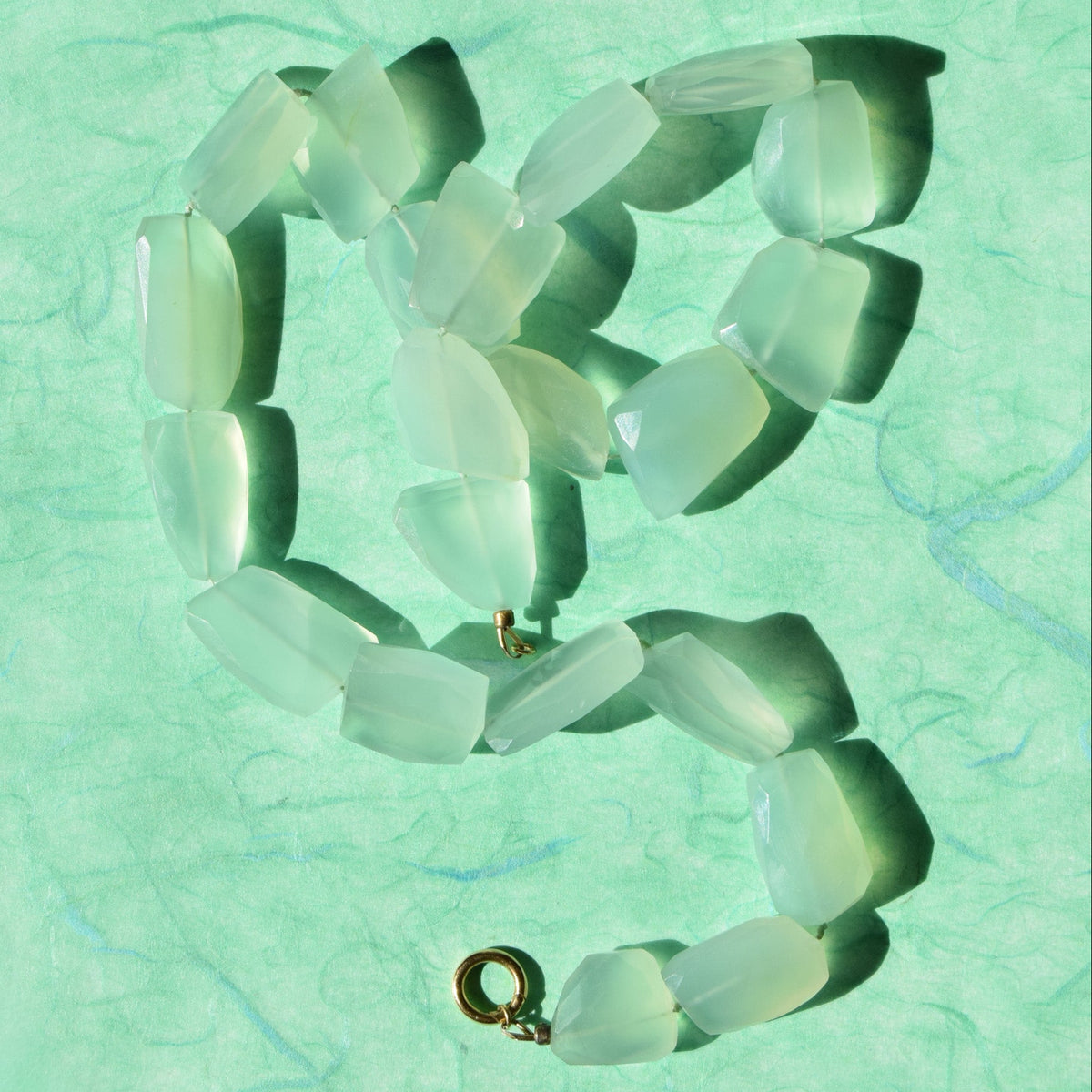 Strata — Chalcedony Necklace