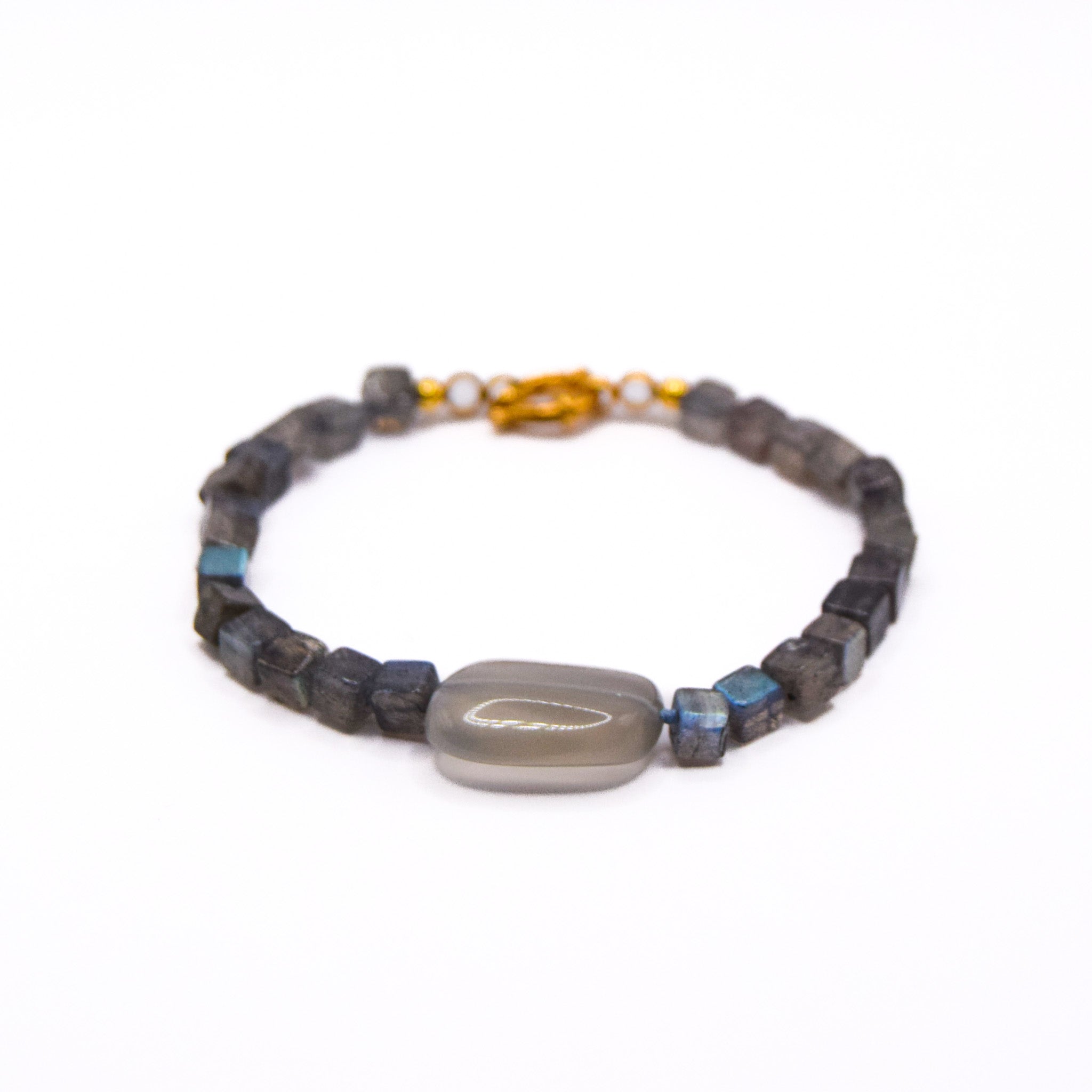 Moonstone & Labradorite Bracelet