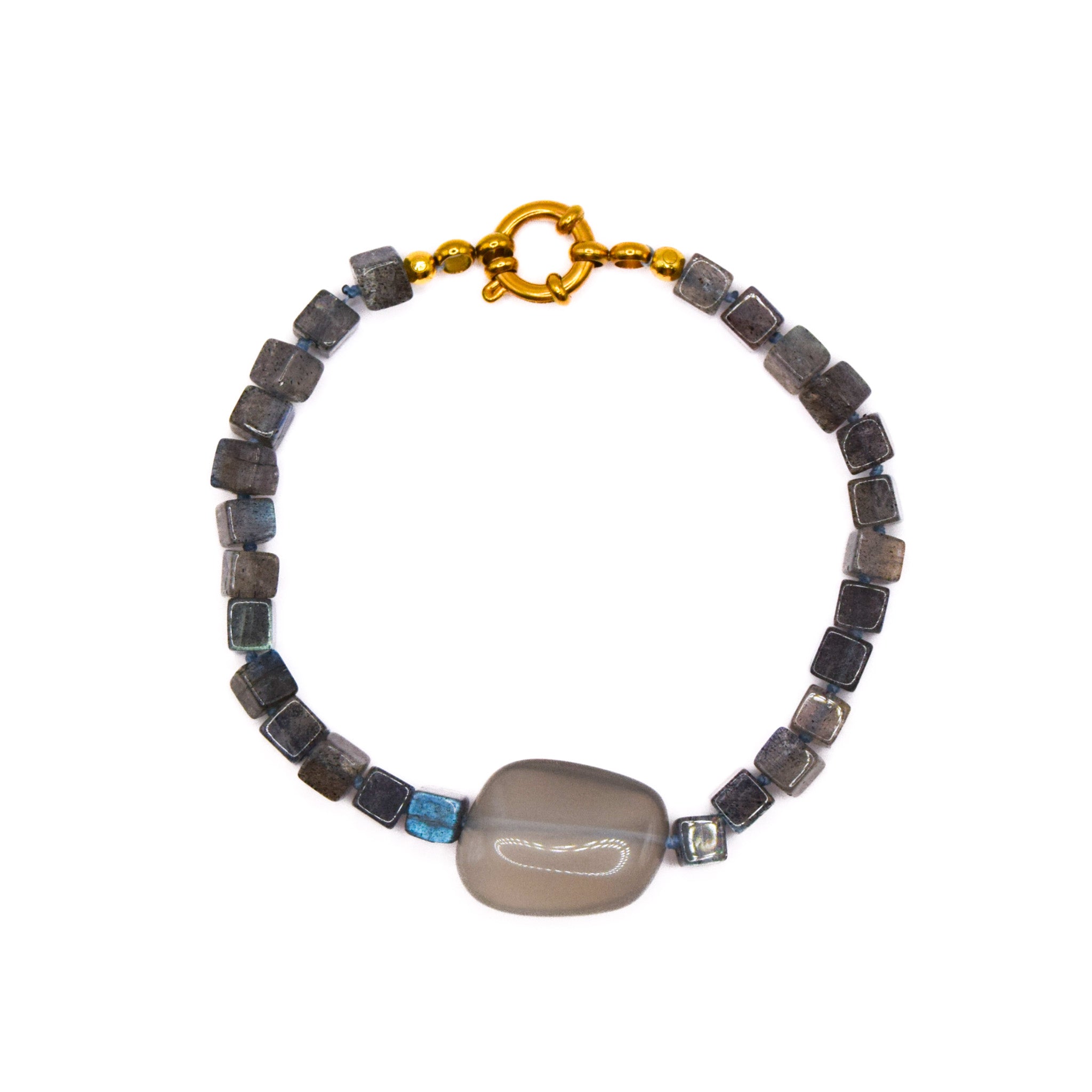 Moonstone & Labradorite Bracelet