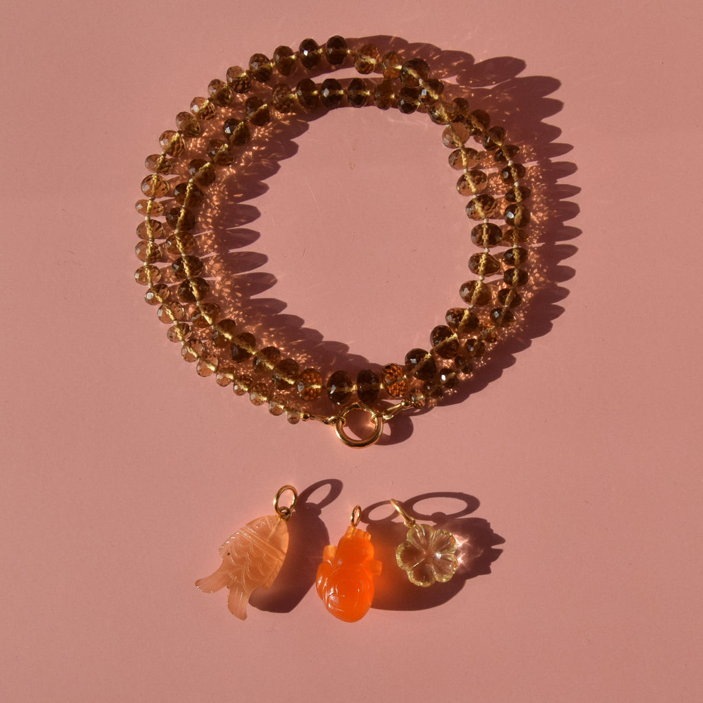 Origin — Beer Quartz Necklace