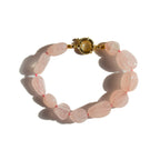 Sculpted — Rose Quartz Bracelet