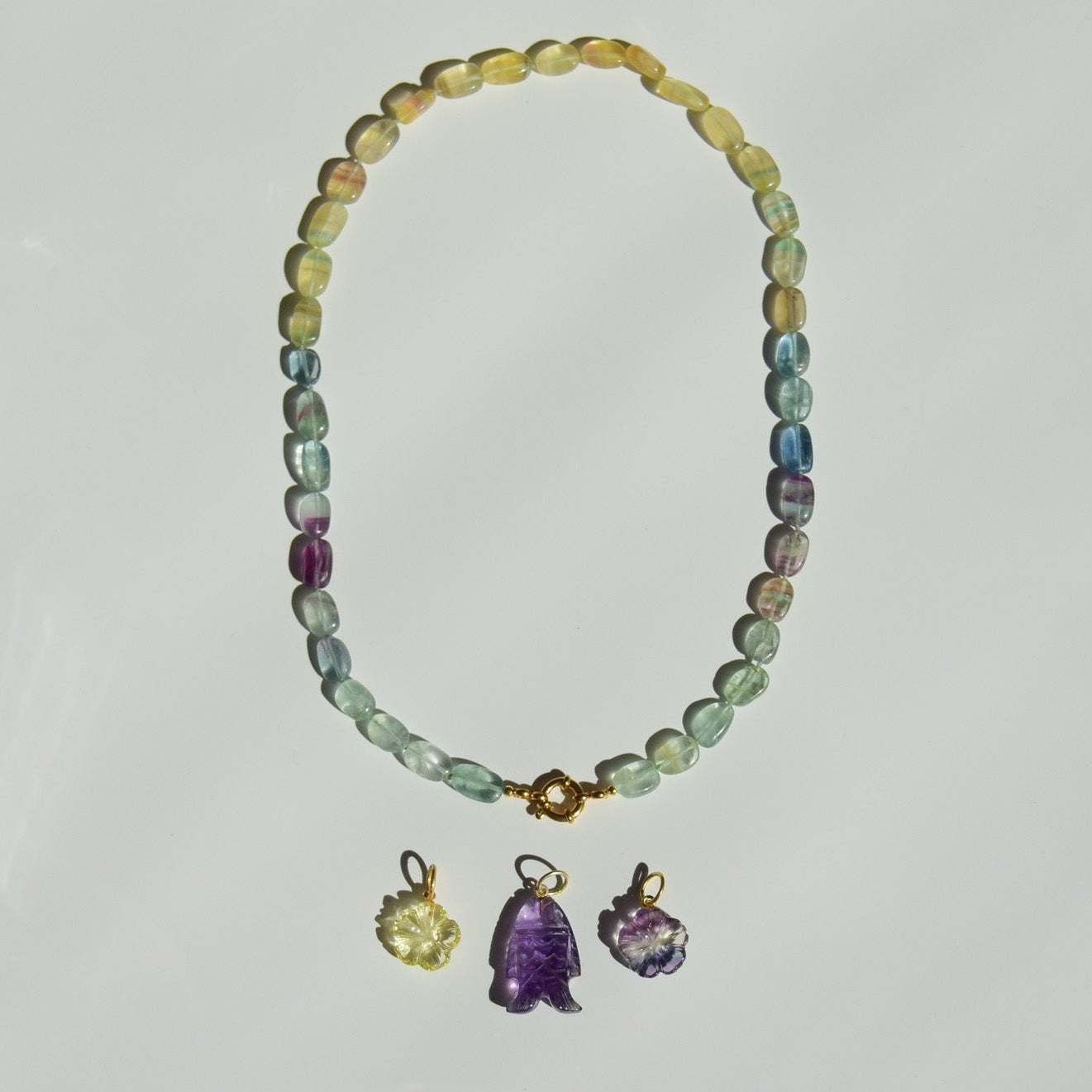Strata — Fluorite Necklace