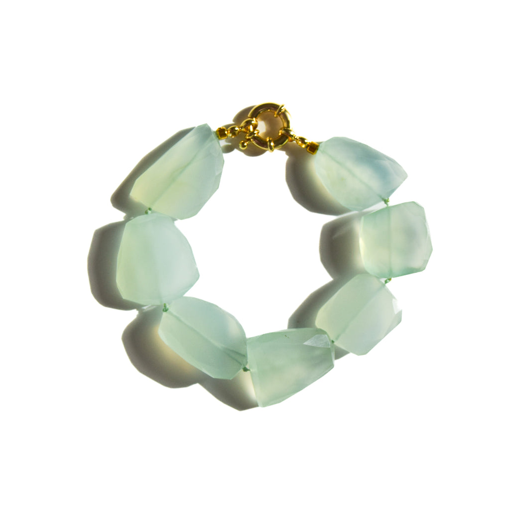Strata — Chalcedony Bracelet