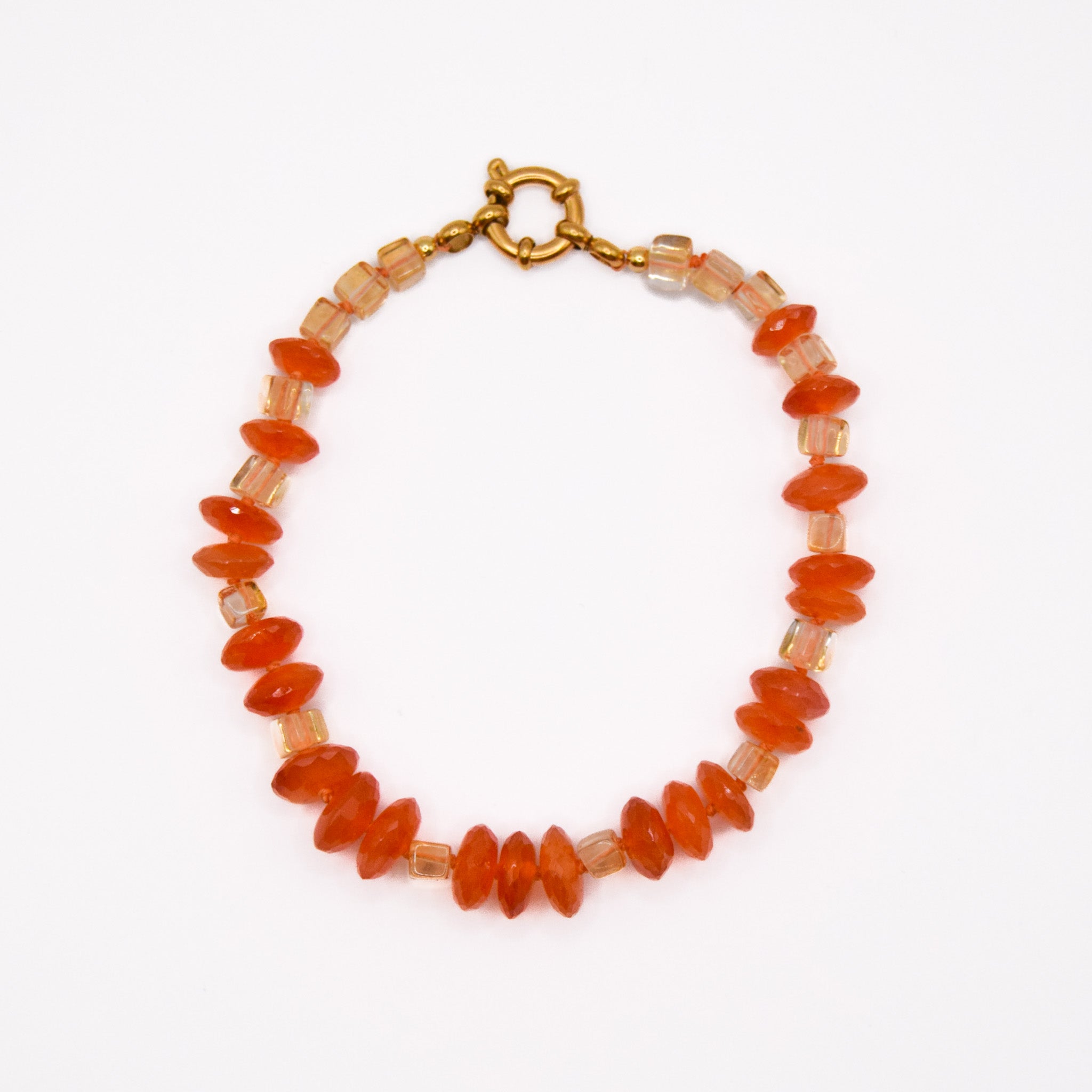 Carnelian & Citrine Bracelet