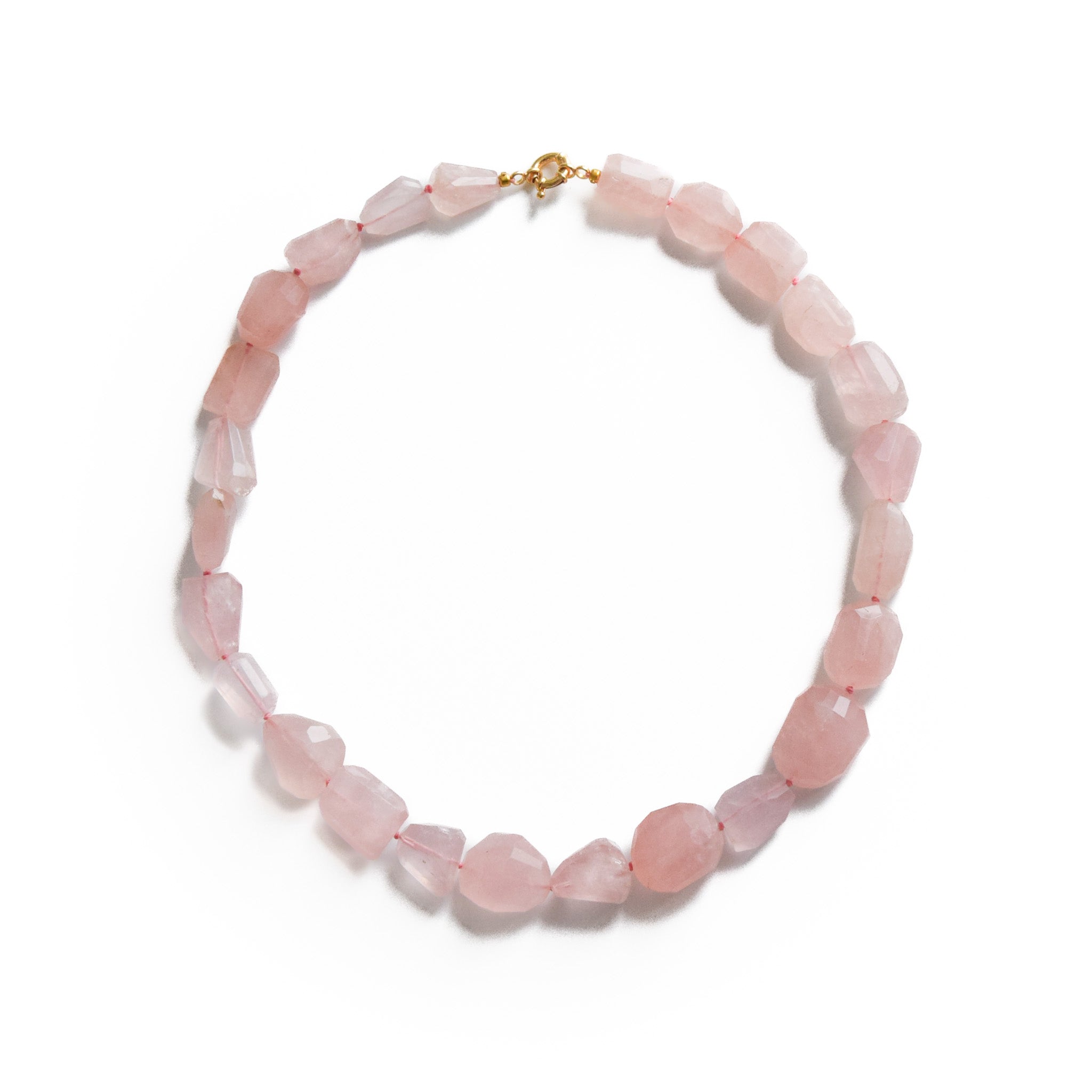 Strata — Rose Quartz Necklace