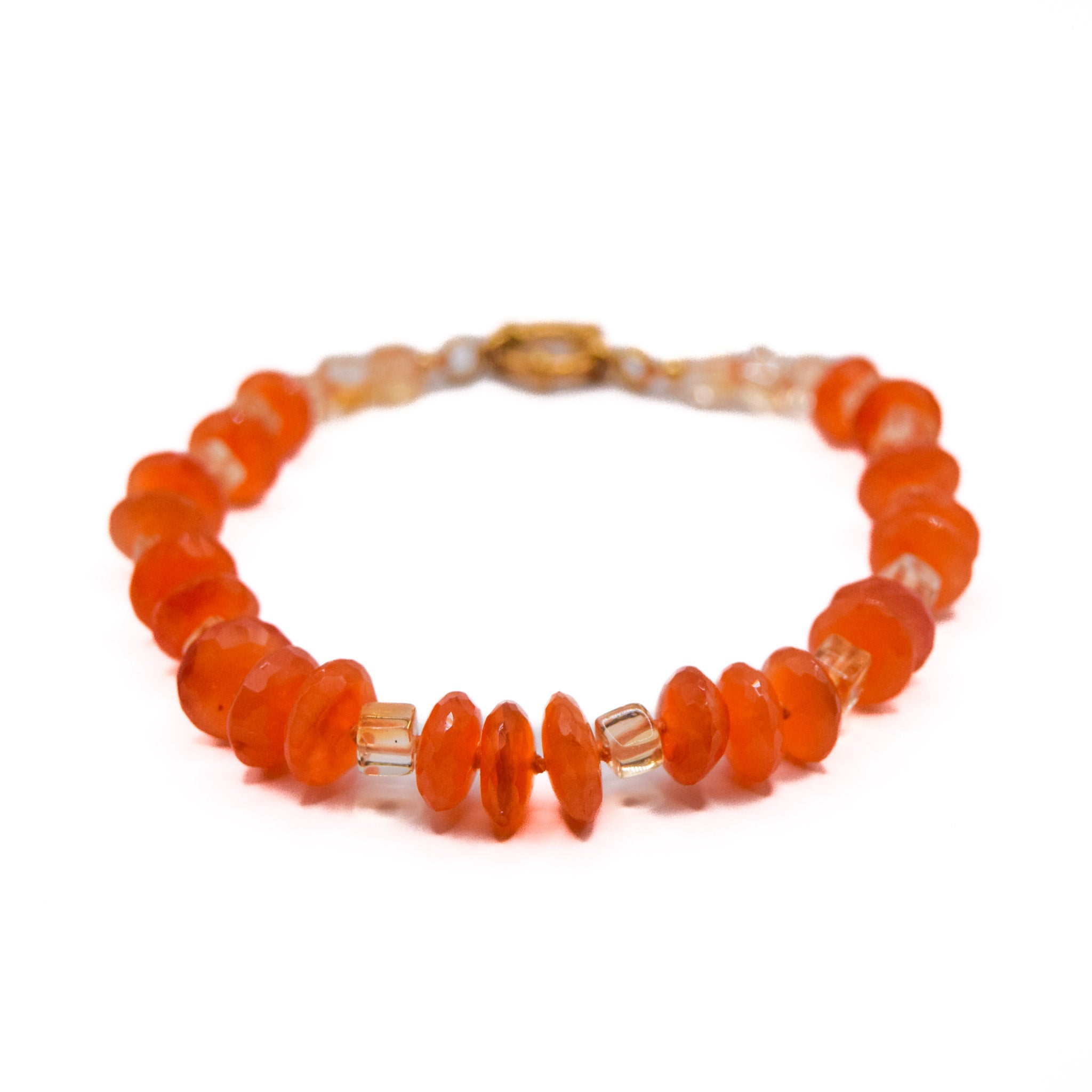 Carnelian & Citrine Bracelet