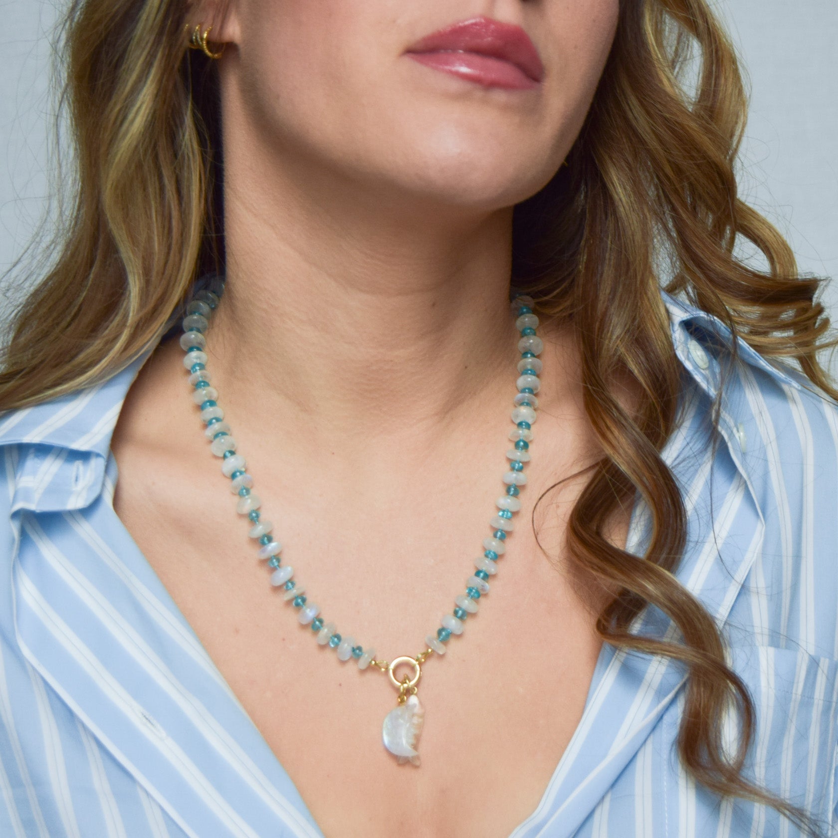 Duality — Moonstone Necklace