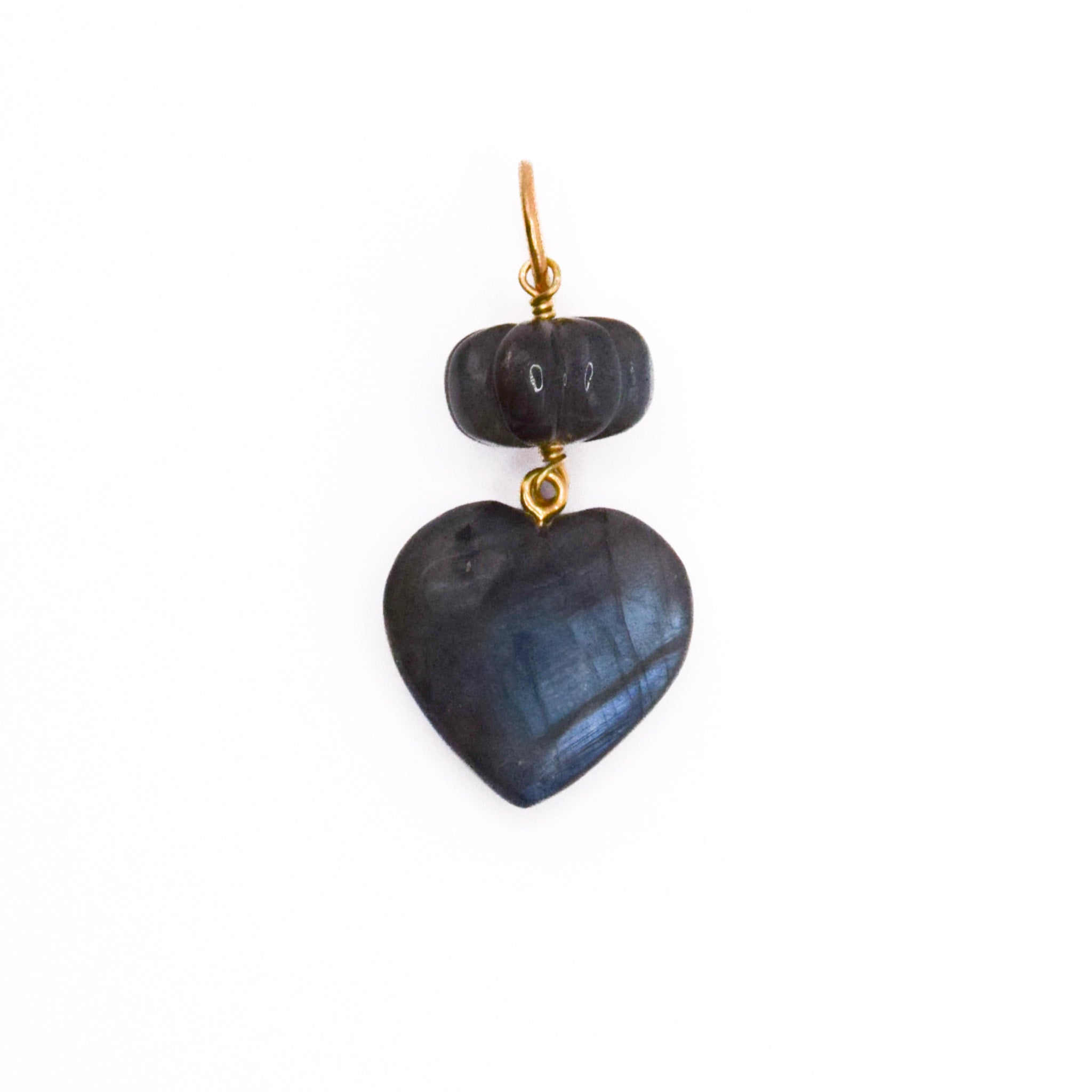 Stacked heart pendant