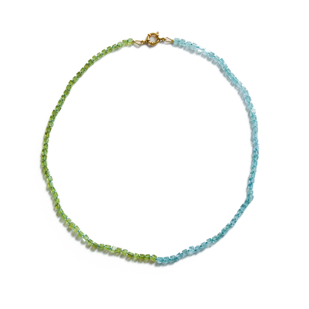 Balance — Apatite and Peridot Necklace