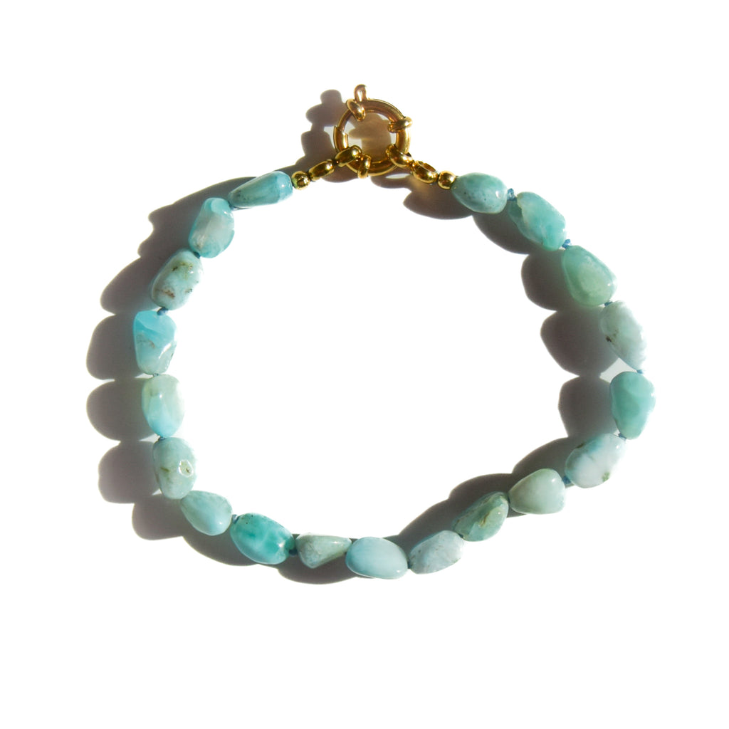 Strata — Larimar Bracelet