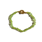 Angular — Peridot Bracelet