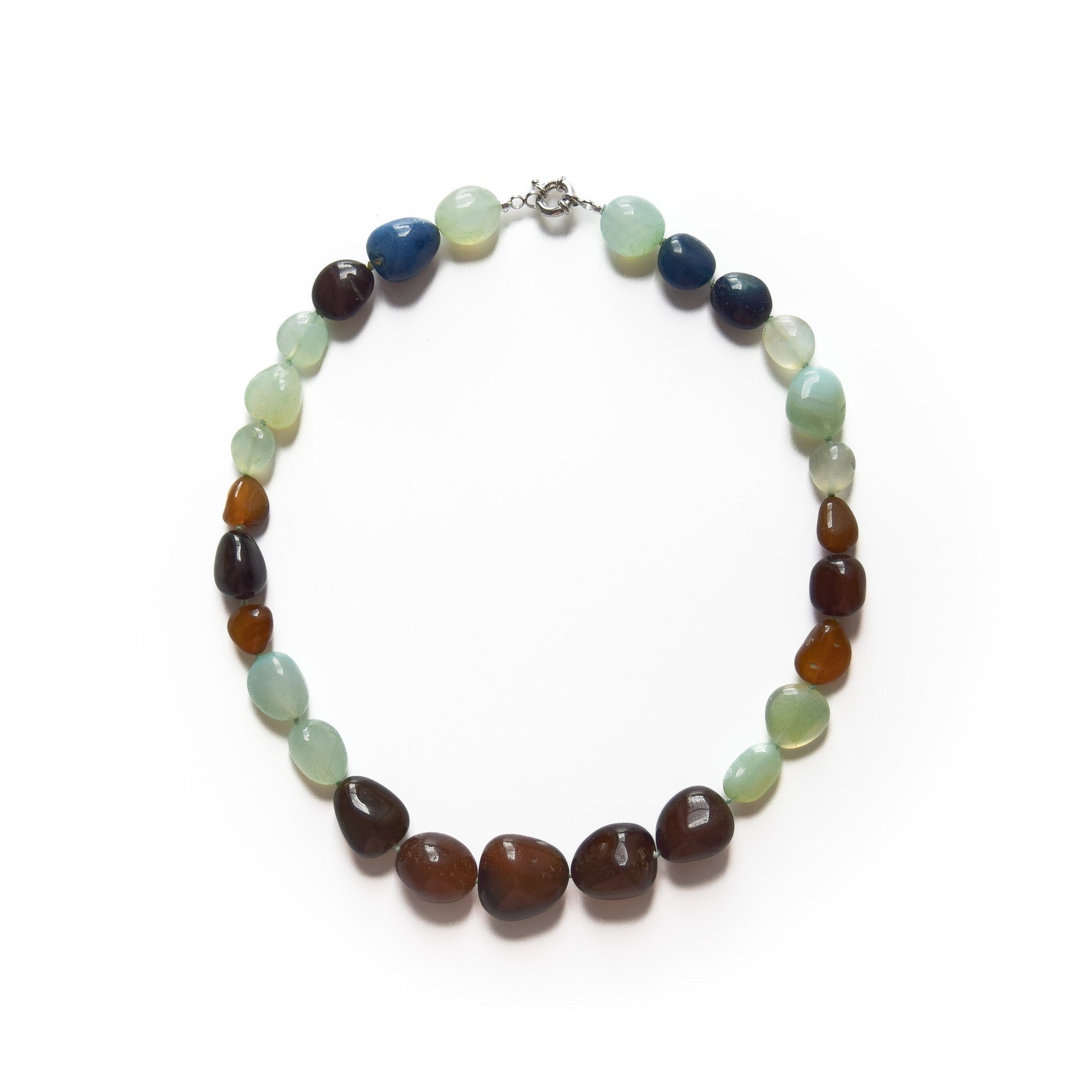Strata — Chalcedony Necklace
