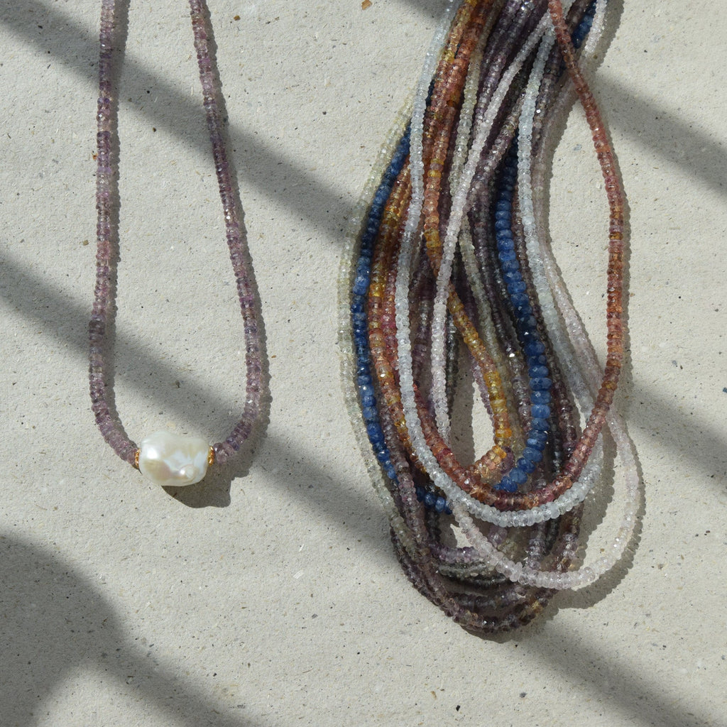 Halo — Sapphire Pearl Choker