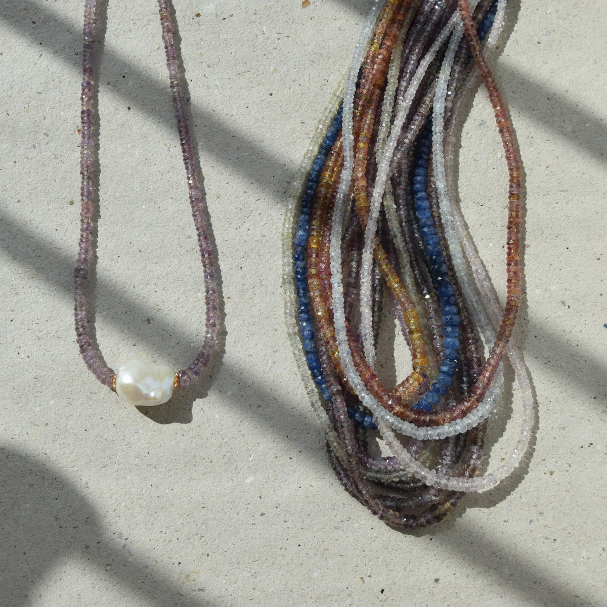 Halo — Sapphire Pearl Choker