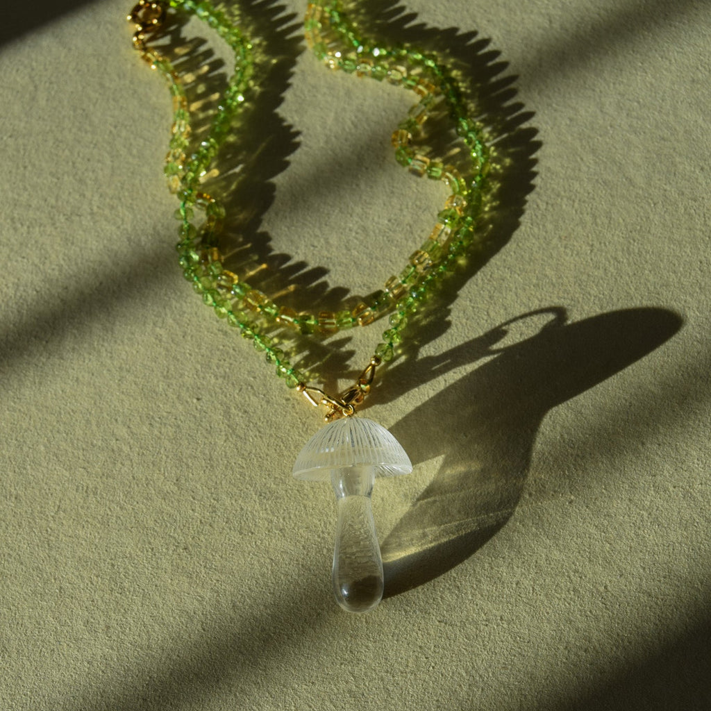 Duality —  Peridot and Citrine Necklace