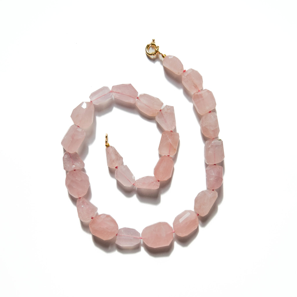 Strata — Rose Quartz Necklace