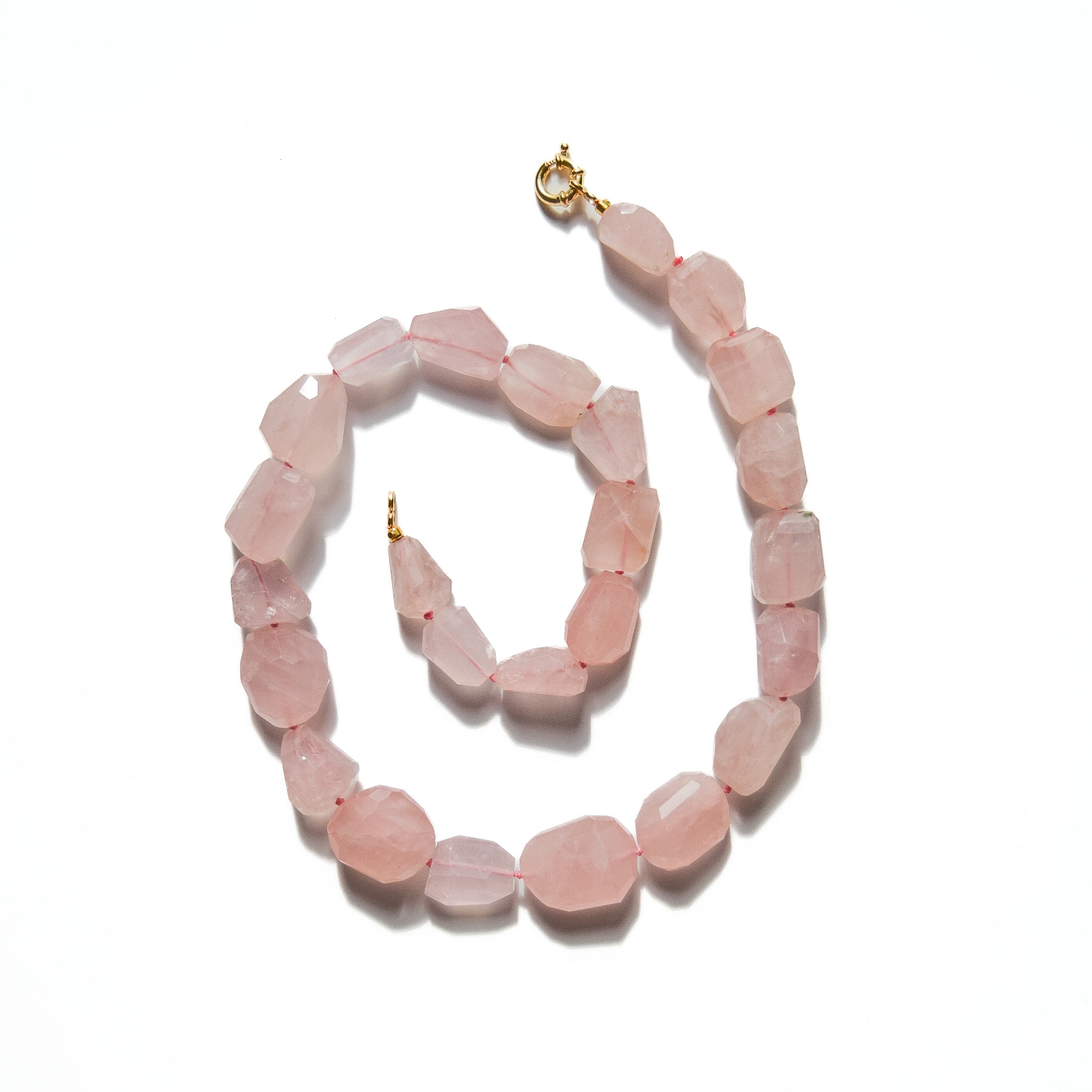 Strata — Rose Quartz Necklace