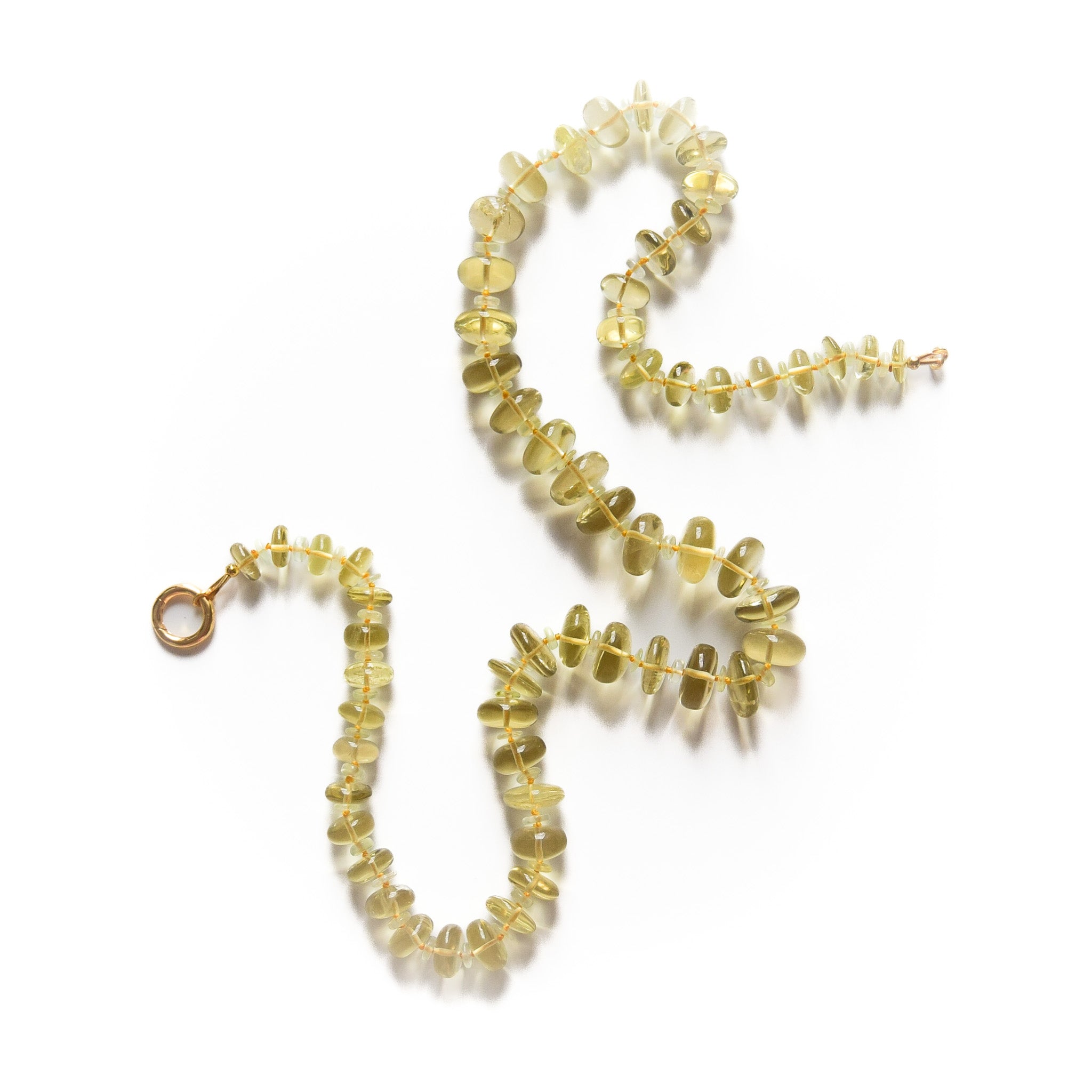 Duality — Lemon quartz Necklace