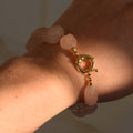 Sculpted — Rose Quartz Bracelet
