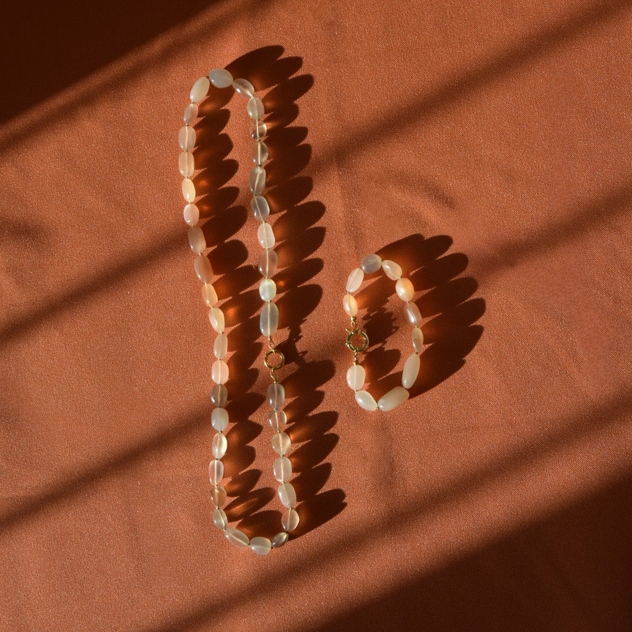 Multi Moonstone Necklace
